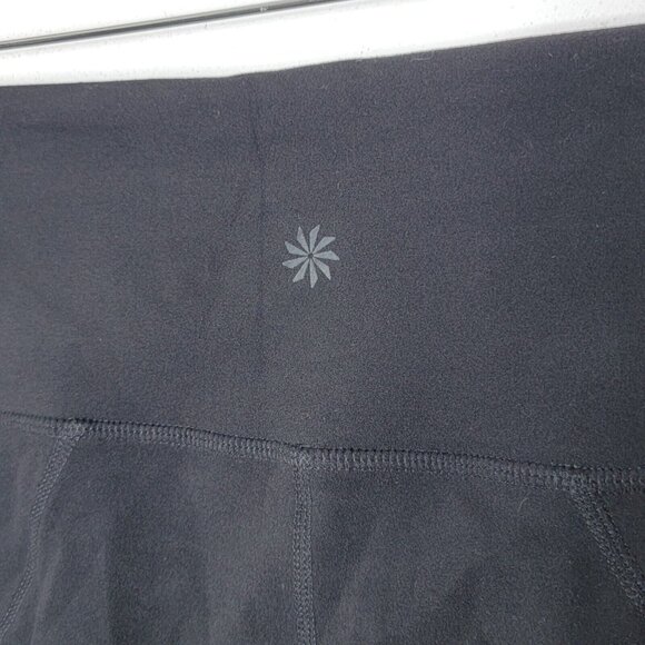 Athleta Meshblock Pocket Salutation Tight Leggings Black Women's Small S - Picture 4 of 5